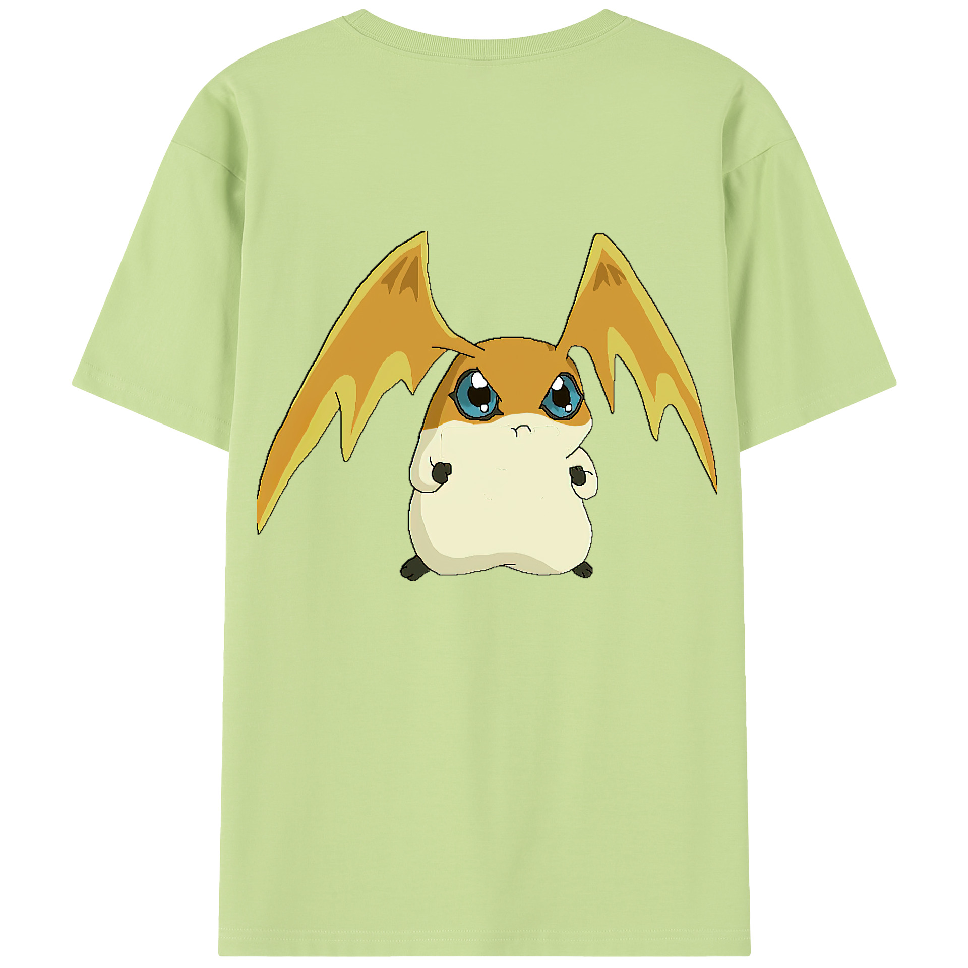 （画像用） Digimon デジタルモンスター/デジモン 綿100％半袖Tシャツ（背面プリント）
